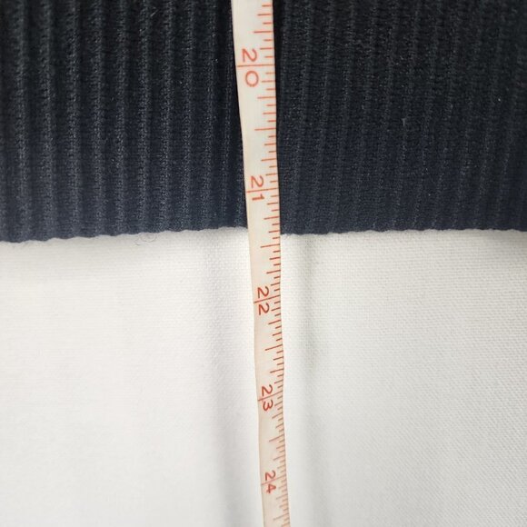 Marled Rounded Neck Ribbed Top M - Picture 6 of 6